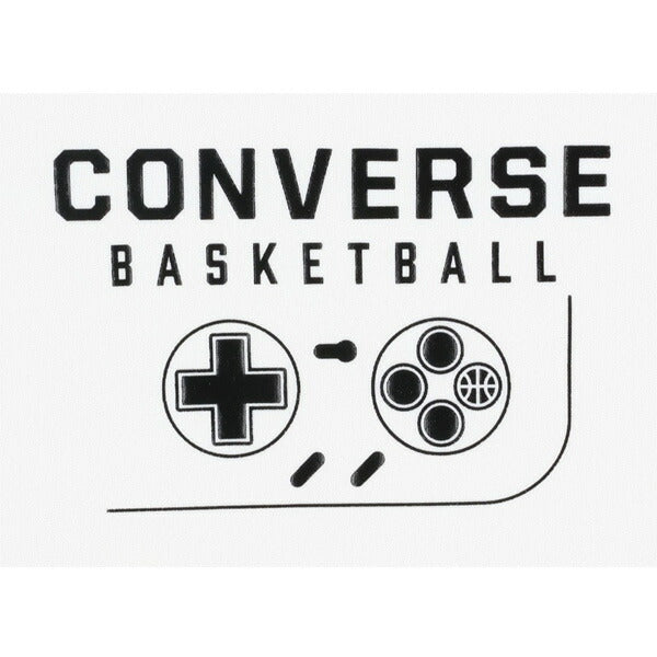 【ショップ限定エントリーでさらに+9倍】【ネコポス送料無料】コンバースCONVERSEジュニアバスケットボールゲームシャツGAMEグラフィックCB451352プリントTシャツ半袖