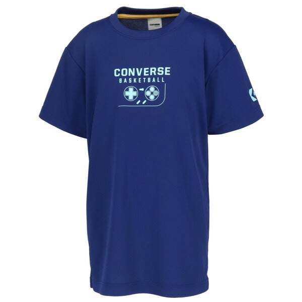 【ショップ限定エントリーでさらに+9倍】【ネコポス送料無料】コンバースCONVERSEジュニアバスケットボールゲームシャツGAMEグラフィックCB451352プリントTシャツ半袖
