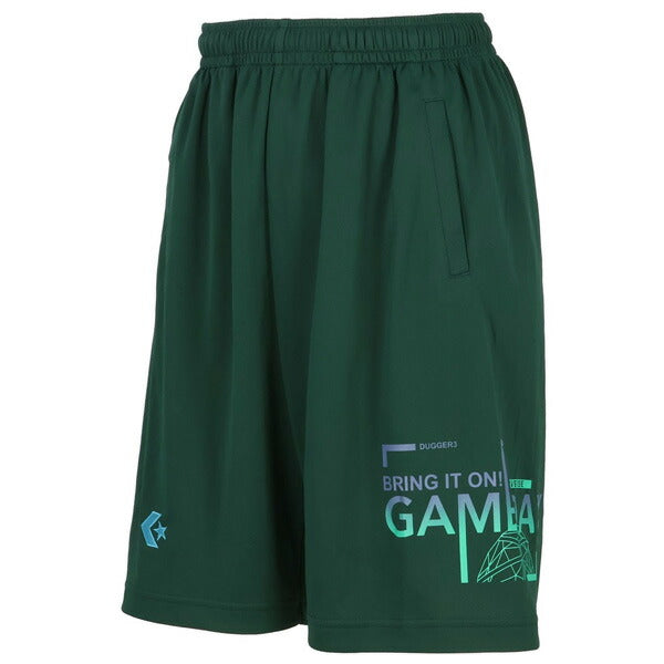 【ショップ限定エントリーでさらに+9倍】コンバースCONVERSEジュニアバスケットボールゲームパンツ全胸gamedayCB451851プラクティスパンツポケット付き