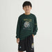 【ネコポス送料無料】コンバースCONVERSEバスケットボールジュニアJRプリントロングスリーブシャツ長袖ロングTシャツCB452355L