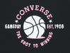 【ネコポス送料無料】コンバースCONVERSEバスケットボールジュニアJRプリントロングスリーブシャツ長袖ロングTシャツCB452360L