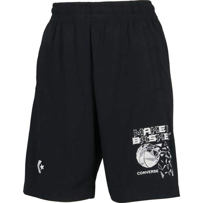 コンバースCONVERSEバスケットボールJr.プラクティスパンツショートパンツユニセックスジュニアポケット付きUVカット部活CB461852