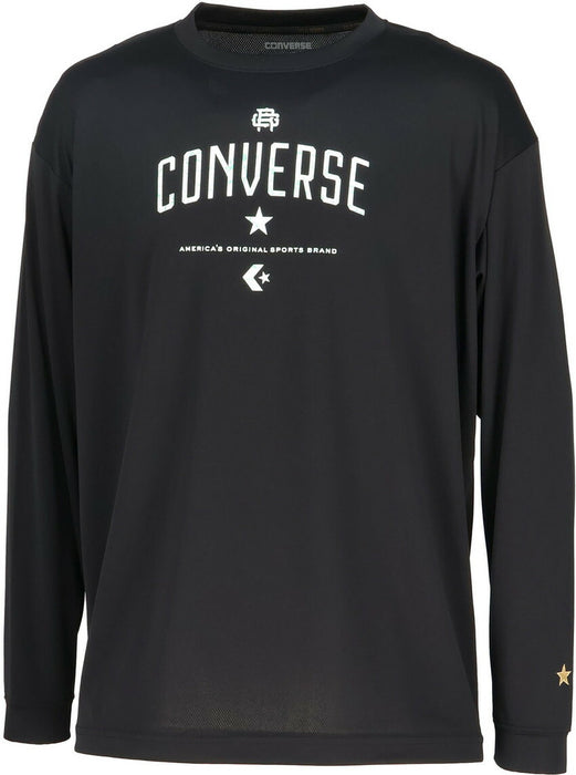 【ネコポス送料無料】コンバースCONVERSEバスケットボールメンズレディースゴールドシリーズプリントロングスリーブシャツ長袖ロンTCBG252354L