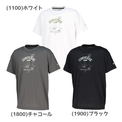 【ネコポス送料無料】コンバースCONVERSEバスケットボールメンズレディースTシャツゴールドシリーズプリントTシャツ半袖CBG261354