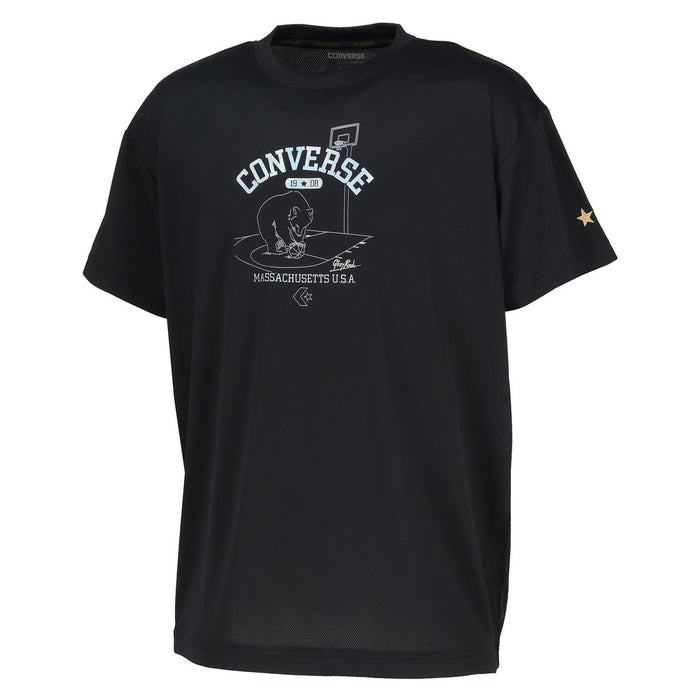 【ネコポス送料無料】コンバースCONVERSEバスケットボールメンズレディースTシャツゴールドシリーズプリントTシャツ半袖CBG261354