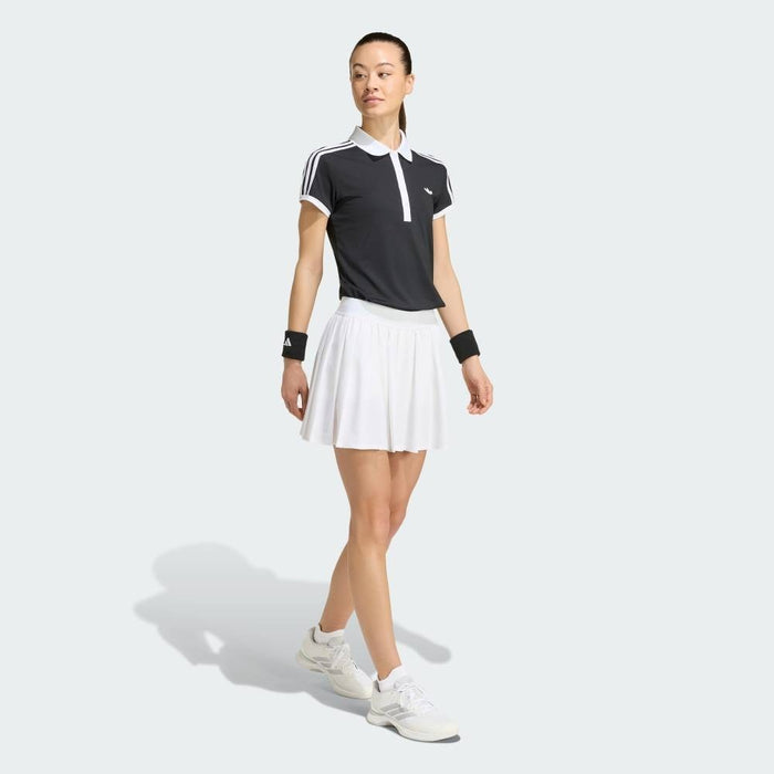 アディダスadidasテニスポロシャツレディース大人クラシックス半袖ポロシャツクライマクールニットファブリック半袖CE962