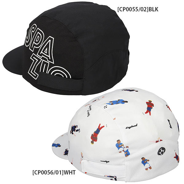 【ネコポス対応可】スパッツィオspazioジュニアキャップロゴキャップ総柄キャップCP0055CP0056サッカーフットサル帽子接触冷感吸水速乾