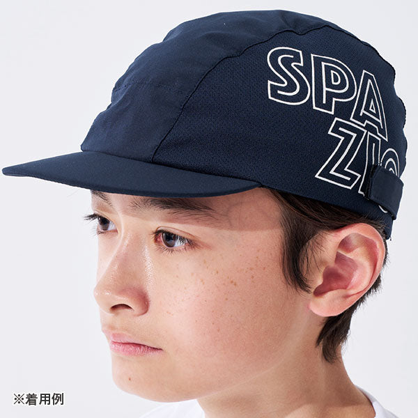 【ネコポス対応可】スパッツィオspazioジュニアキャップロゴキャップ総柄キャップCP0055CP0056サッカーフットサル帽子接触冷感吸水速乾