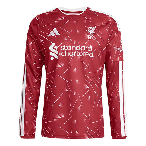 リバプールLFC2026-27レプリカホームユニフォーム長袖CU353-KB8268サッカーレッドアディダスadidas