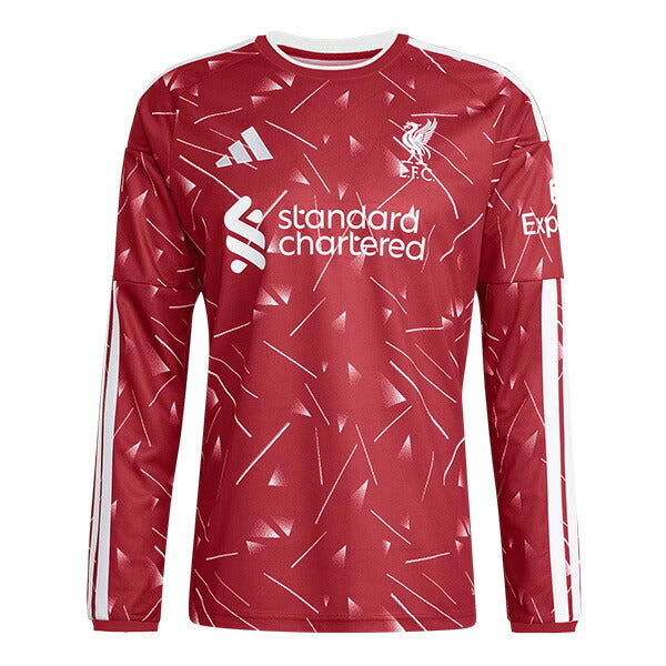 リバプールLFC2026-27レプリカホームユニフォーム長袖CU353-KB8268サッカーレッドアディダスadidas