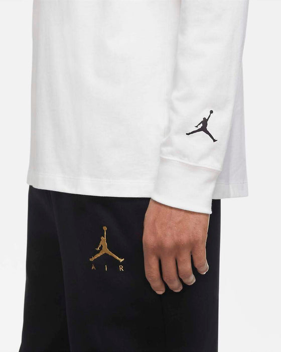ジョーダンメンズ大人バスケットボールウェアジャンプマンチムニークルーネック長袖TシャツCV1745-100