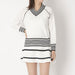 フィラFILAテニスウェアセーターレディース大人V-neckSweaterブイネックセーターVネックニット薄手12G畔編みポリエステルCZ6FGW048