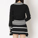 フィラFILAテニスウェアセーターレディース大人V-neckSweaterブイネックセーターVネックニット薄手12G畔編みポリエステルCZ6FGW048