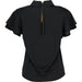 フィラFILAテニスウェアポロシャツレディース大人PoloShirtメッシュフレアティアードバックファスナードライタッチCZ6FGW050