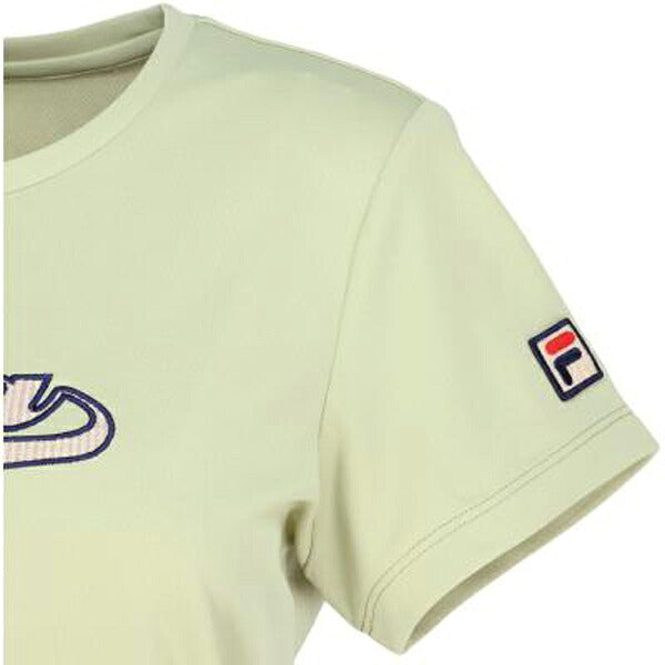 【予約販売】フィラFILAレディースアップリケTシャツ半袖テニスCZ6SGW046