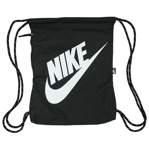 ナイキNIKEヘリテージドローコードバッグDC4245-010サッカーフットサルスポーツナップサックジムサック13Lブラック黒