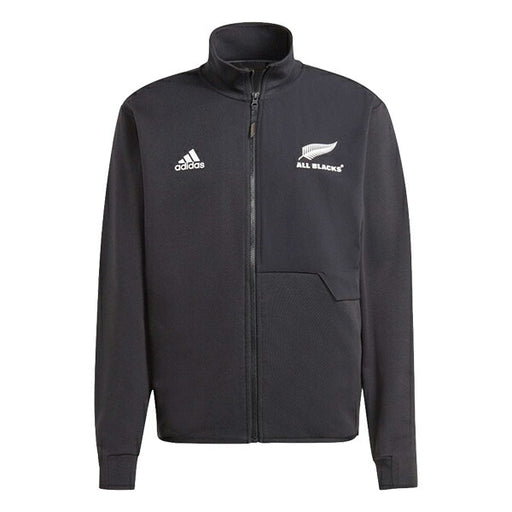 オールブラックスラグビーアンセムジャケットDCG35-HZ9787サッカーブラックトラックジャケットアディダスadidas