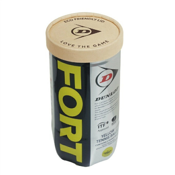 ダンロップDUNLOP硬式テニスボールフォートFORT2個入ボトル試合球安定感打球感2個入DFFYL2