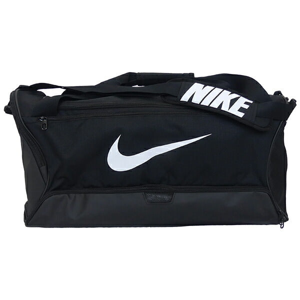 ナイキNIKEダッフルバッグミディアム60LDH7710-010サッカーフットサルブラジリア9.5トレーニングボストンバッグ合宿遠征旅行ブラック