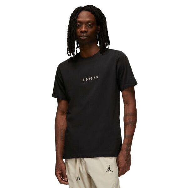 【ネコポス送料無料】ナイキNIKEバスケットボールTシャツナイキジョーダンEMBJORDANAIRS/Sクルーブラック