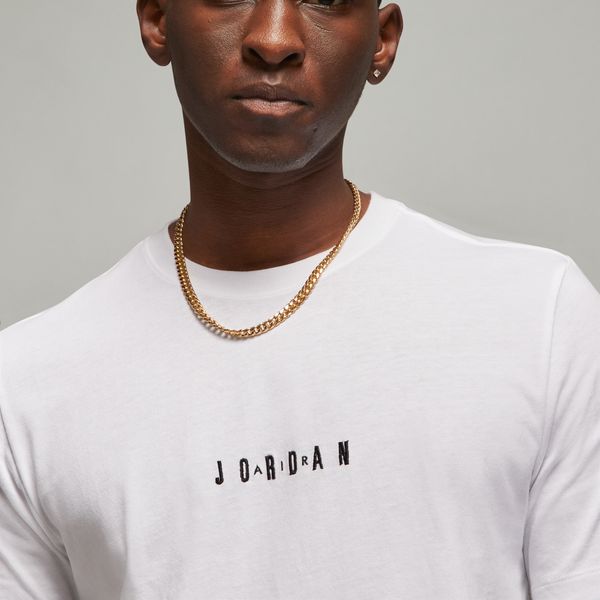【ネコポス送料無料】ナイキNIKEバスケットボールTシャツナイキジョーダンEMBJORDANAIRS/Sクルーホワイト
