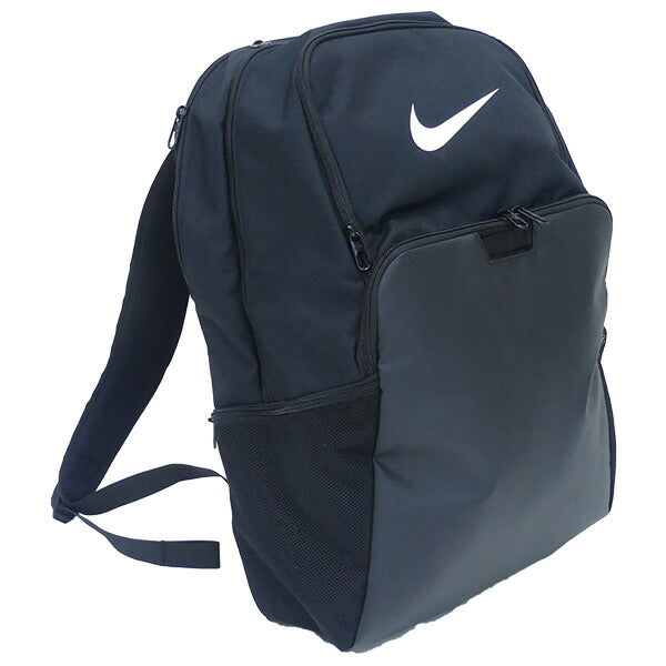 ナイキNIKEブラジリアXLトレーニングバックパック9.5DM3975-010サッカーフットサル30Lリュックサックスポーツバッグシューズ収納ブラック黒
