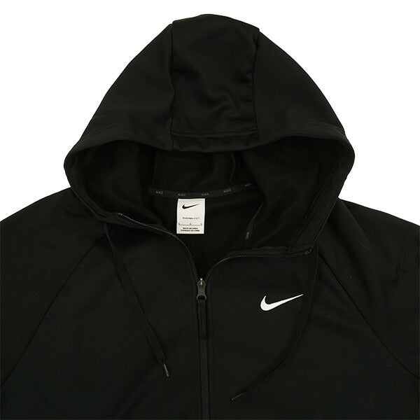 【上下セット】ナイキNIKE裏起毛Therma-FITフルジップフィットネスパーカーテーパードパンツ上下DQ4831-DQ5406サッカーフットサルスウェット黒