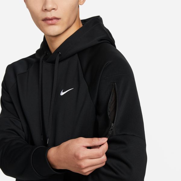 NIKEナイキメンズプルオーバーフィットネスパーカーdq4835-010