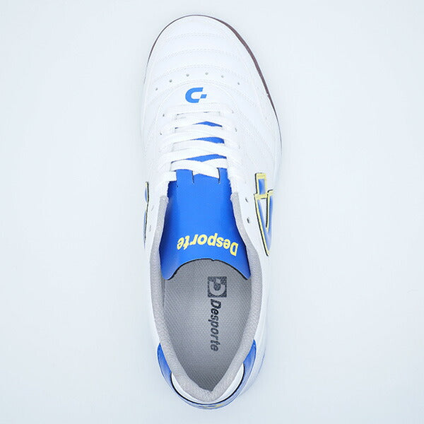 【ショップ限定エントリーでさらに+9倍】カンピーナスTFSPIIIデスポルチdesporteDS-2241-PWBLUYELパールホワイトフットサルシューズ屋外用