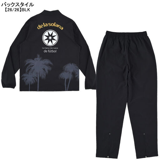 【上下セット】デラソラーナDelasolana1/4ZIPピステトップパンツ上下DS25F43-DS25F44サッカーフットサルトレーニングトップパンツメンズ