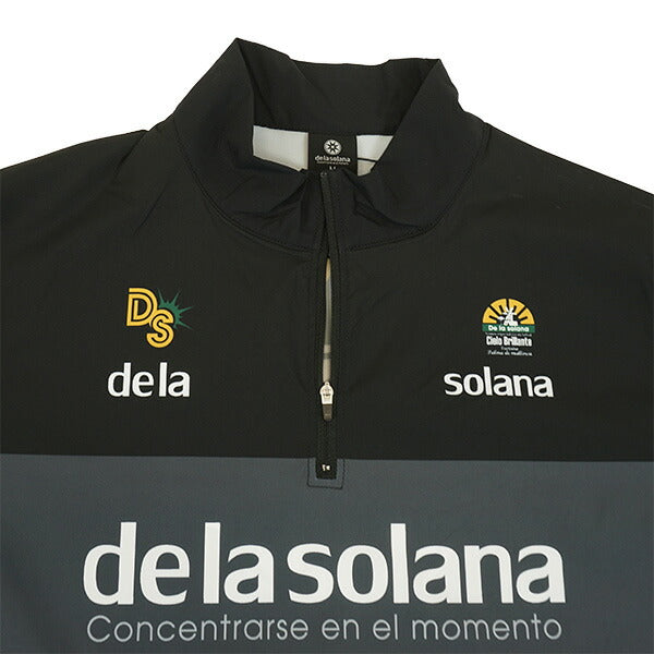 【上下セット】デラソラーナDelasolana1/4ZIPピステトップパンツ上下DS25F43-DS25F44サッカーフットサルトレーニングトップパンツメンズ