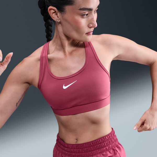 【ネコポス送料無料】ナイキNIKEレディースパッディドスポーツブラNikeSwooshMediumSupportDX6822-635