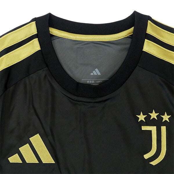 ユベントスJUV2026-27レプリカ3rdユニフォーム半袖E0481-KC2297サッカーブラックアディダスadidas