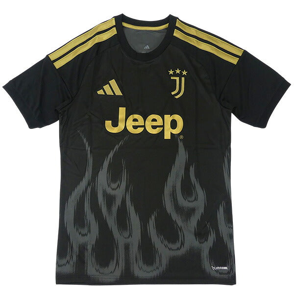 ユベントスJUV2026-27レプリカ3rdユニフォーム半袖E0481-KC2297サッカーブラックアディダスadidas