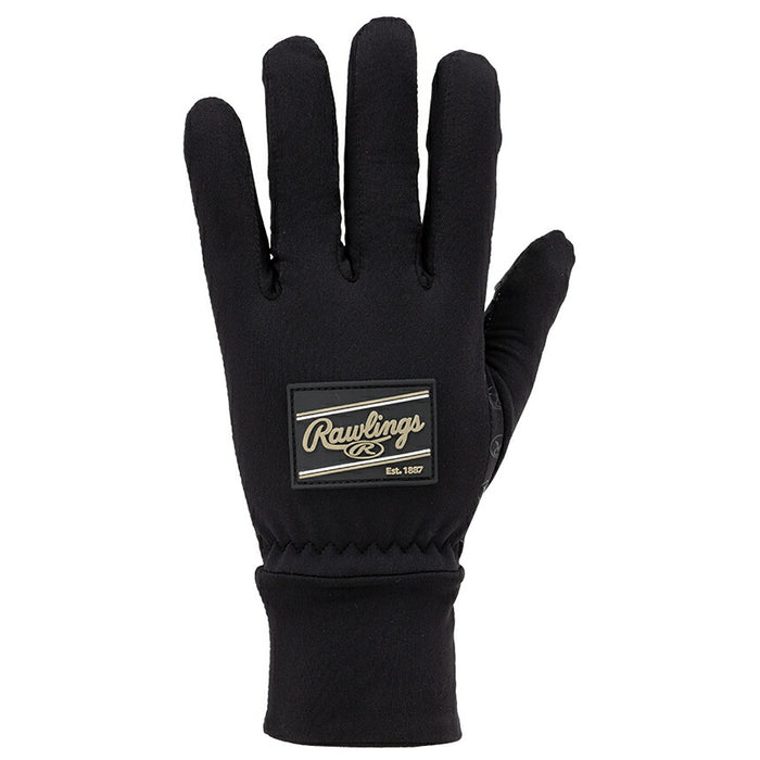 【ネコポス送料無料】RAWLINGSローリングスストレッチニットグローブ防寒グローブ手袋EAC15F05