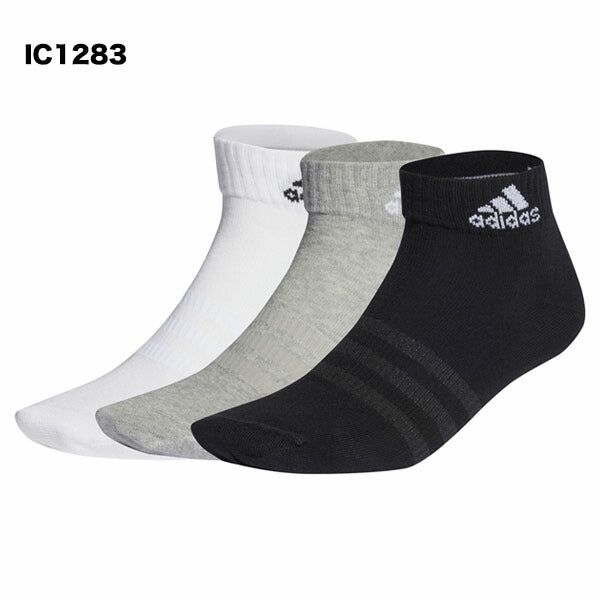 【ショップ限定エントリーでさらに+9倍】アディダスadidasSPW3Pアンクルソックスランニングソックス靴下EBL54