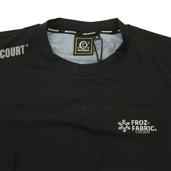 【上下セット】アールズコートEarlsCourtFROZ-FABRIC冷感半袖プラクティスシャツパンツ上下EC-ECJ-FZ10/EC-ECJ-FZ12サッカーフットサル練習着メンズ