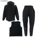 【3点セット】アールズコートEarlsCourt薄中綿ストレッチジャケットベストパンツセットEC-JK019/EC-JK020/EC-LP016サッカーフットサル黒メンズ