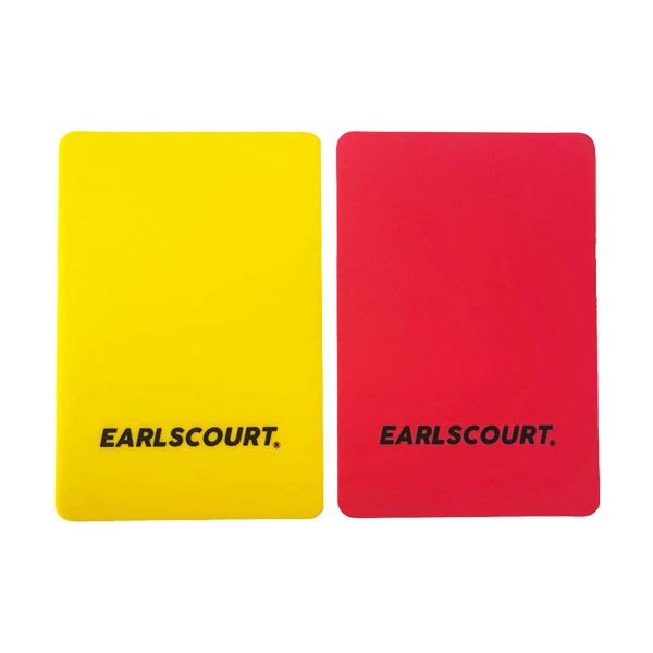 【ショップ限定エントリーでさらに+9倍】【ネコポス対応可】アールズコートEarlsCourtレフリーカードセットEC-R004サッカーレフェリーアイテム審判用品試合