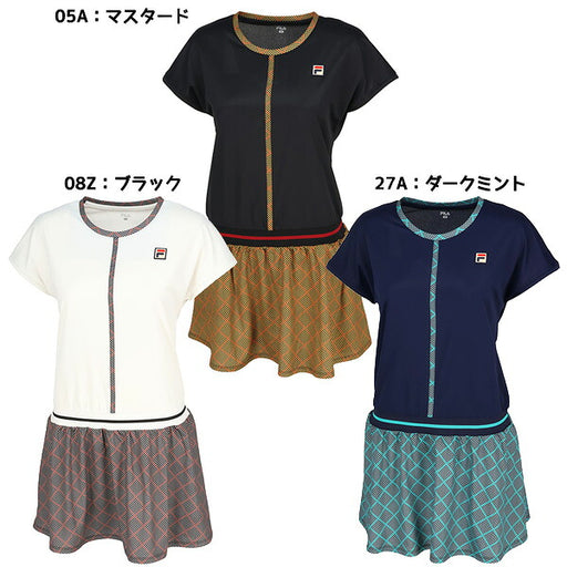 フィラFILAレディーステニスウエアシャツLワンピース25FWテニス用EL0219
