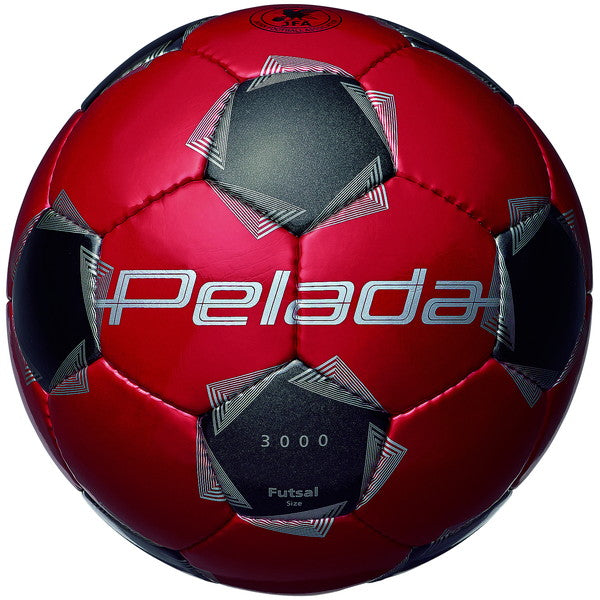 モルテンmoltenペレーダ３０００フットサル赤黒F9K3000-RKフットサルボール4号球メタリックレッド