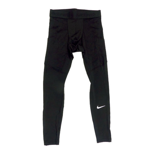【ショップ限定エントリーでさらに+9倍】【ネコポス送料無料】ナイキNIKEプロメンズDri-FITフィットネスタイツFB7953-010サッカーフットサルロングスパッツインナータイツブラック