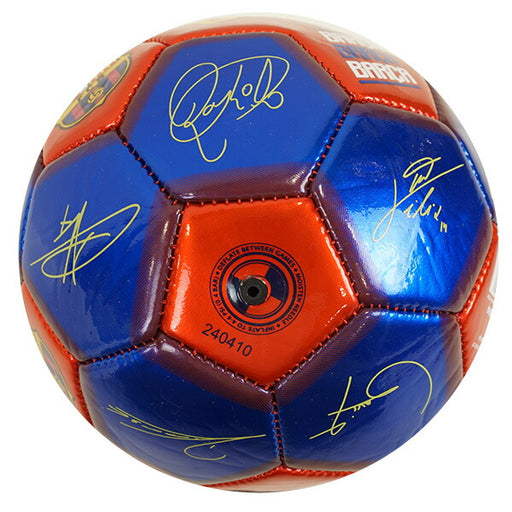 バルセロナオフィシャル1号球選手サイン入りFCB_SIG_26SKILLBALLサッカーサインボールサポーターグッズブルーレッド