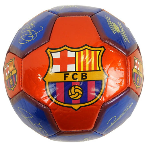 バルセロナオフィシャル1号球選手サイン入りFCB_SIG_26SKILLBALLサッカーサインボールサポーターグッズブルーレッド