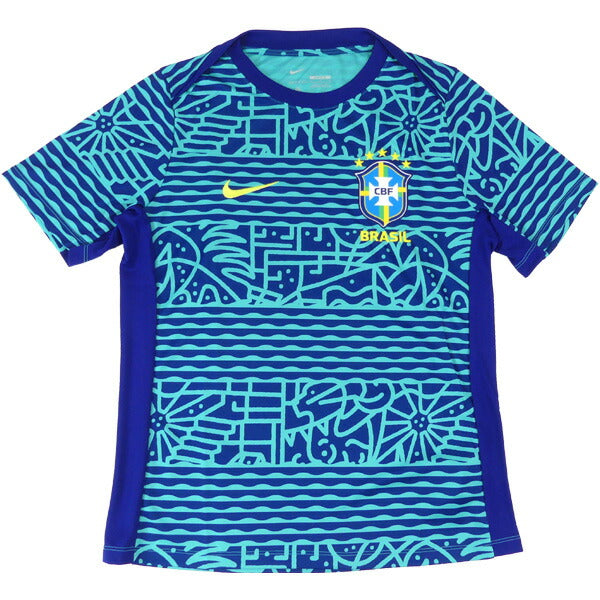 ブラジル代表2024アカデミープロDri-FITプレマッチショートスリーブトップFJ2723-445サッカーレプリカプラシャツライトレトロナイキNIKE