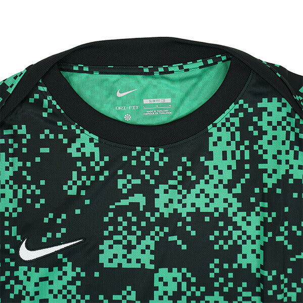 【ショップ限定エントリーでさらに+9倍】【ネコポス送料無料】ナイキNIKEアカデミープロDri-FITショートスリーブグラフィックトップFN2412-324サッカーフットサル練習着スタジアムグリーン