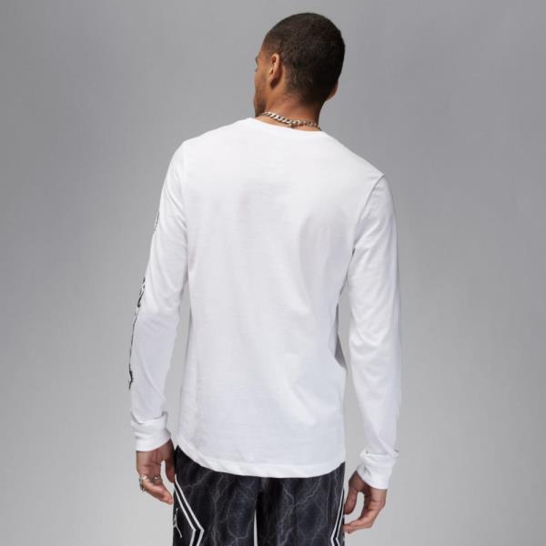 【ショップ限定エントリーでさらに+9倍】ジョーダンJORDANバスケットボールウェアTシャツロングTシャツNBA長袖FN5973-100