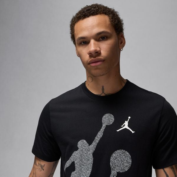 ジョーダンJORDANバスケットボール半袖TシャツFN6026-010ブラック