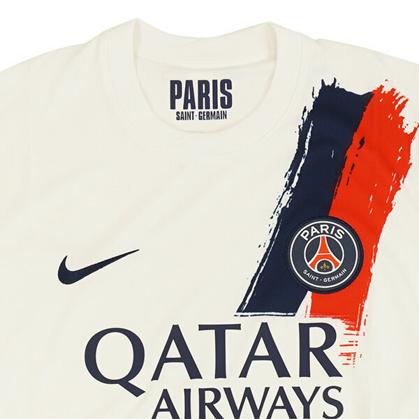 パリサンジェルマンPSG2024-25レプリカアウェイユニフォームFN8781-101サッカー半袖ホワイトナイキNIKE