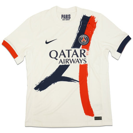 パリサンジェルマンPSG2024-25レプリカアウェイユニフォームFN8781-101サッカー半袖ホワイトナイキNIKE